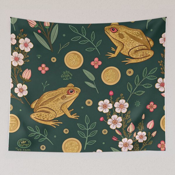 Item preview, Golden frog pattern , Jin Chan designed and sold by Lucky 777.