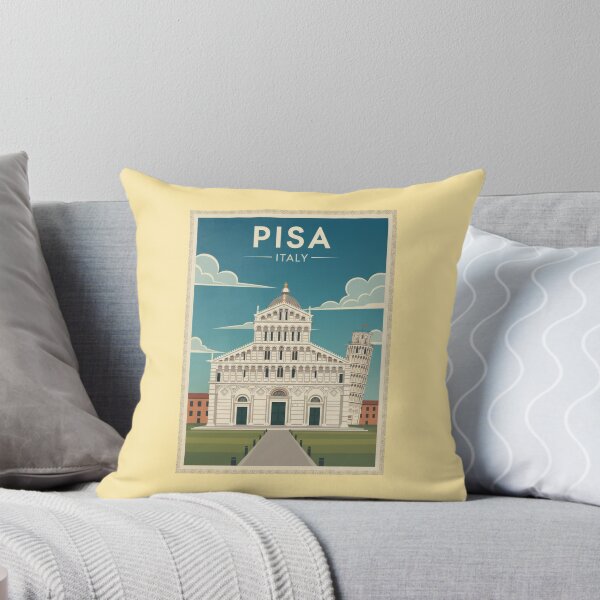 Item preview, Pisa Vintage Travel Art - Cathedral of Santa Maria Assunta - Italy designed and sold by Wanderprintt.