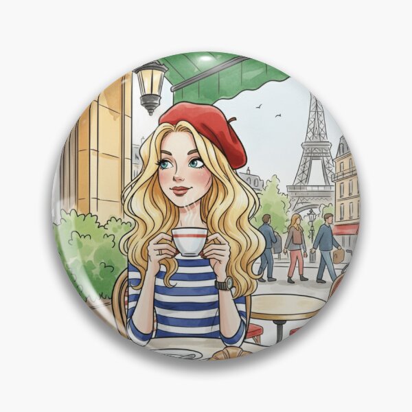 Item preview, Blonde Girl In Paris designed and sold by ArtQueen777.