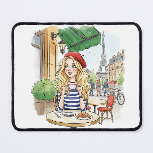 Item preview, Blonde Girl In Paris designed and sold by ArtQueen777.