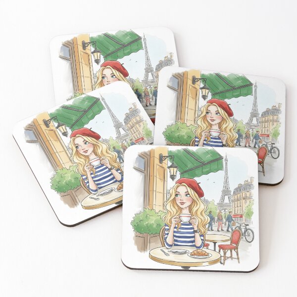 Item preview, Blonde Girl In Paris designed and sold by ArtQueen777.