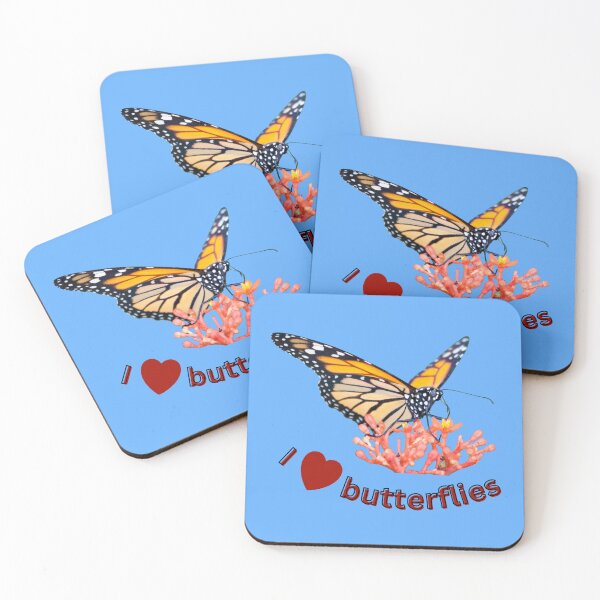 Item preview, Monarch butterflies – I love butterflies | Nature, lightness & joie de vivre designed and sold by Katja LebenFreude.