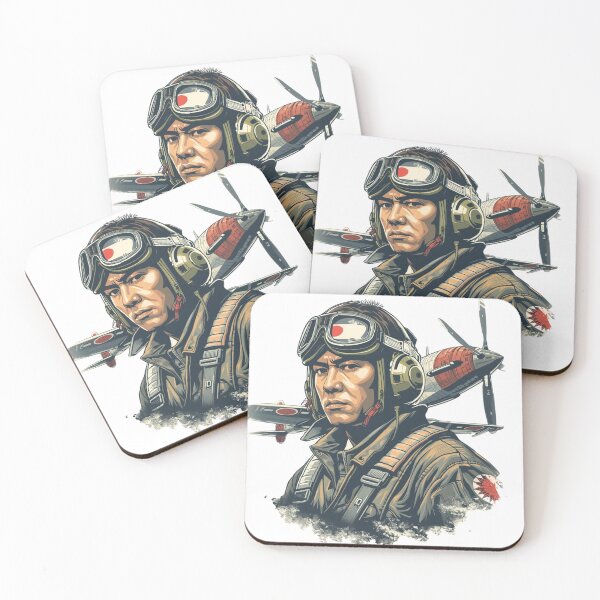 Item preview, Kamikaze Warrior – WWII Japanese Aviator designed and sold by AndrewYoko.