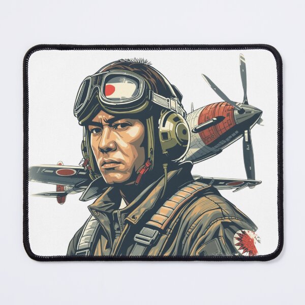 Item preview, Kamikaze Warrior – WWII Japanese Aviator designed and sold by AndrewYoko.