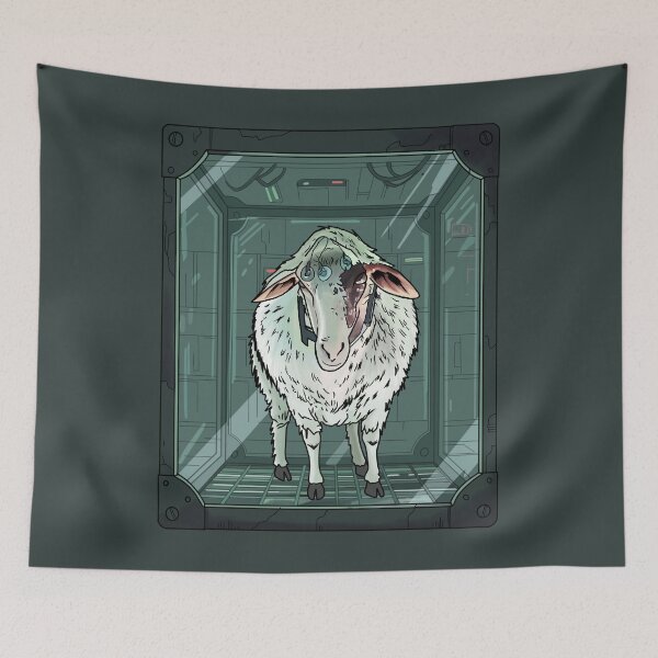 Item preview, Sheep Host of Ocellus – Alien Earth Parasite Design designed and sold by mongeekshirts.