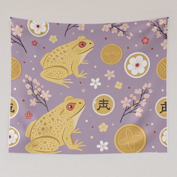 Item preview, Golden frog pattern , Jin Chan designed and sold by Lucky 777.