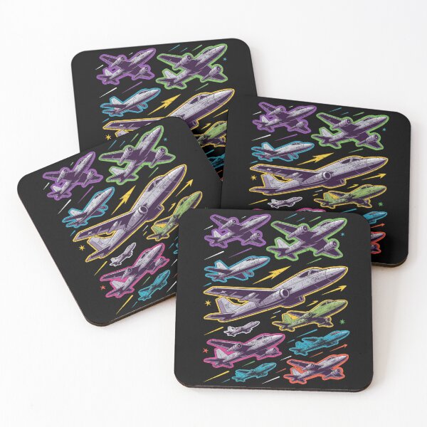 Item preview, A-10 Warthog Jet Planes Vintage Colorful Full Spectrum designed and sold by FreshVibe Prints.