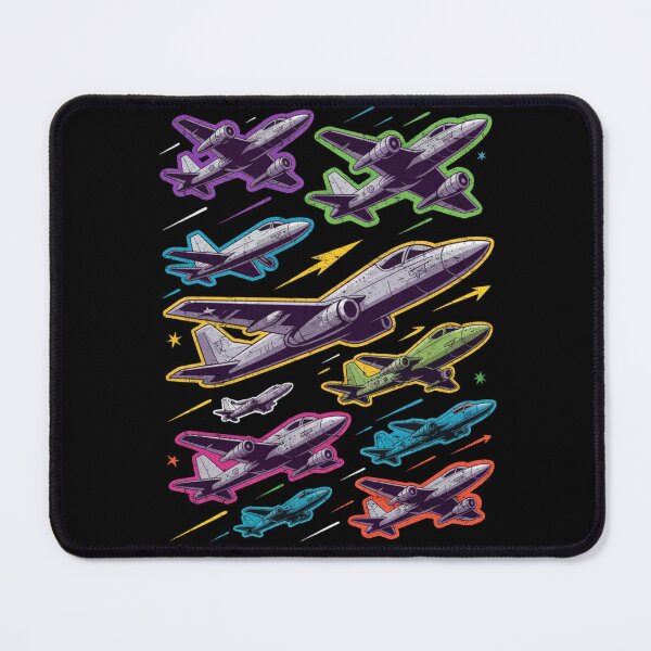 Item preview, A-10 Warthog Jet Planes Vintage Colorful Full Spectrum designed and sold by FreshVibe Prints.
