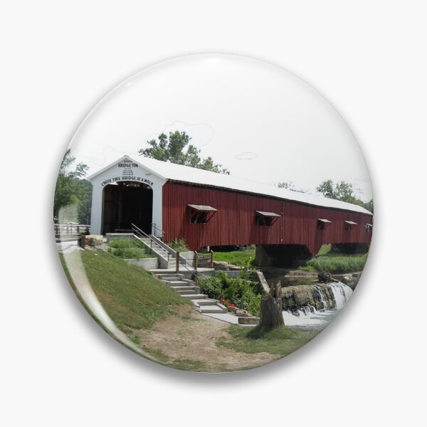 Item preview, Bridgeton Mills Covered Bridge Indiana designed and sold by gotucoveredart.