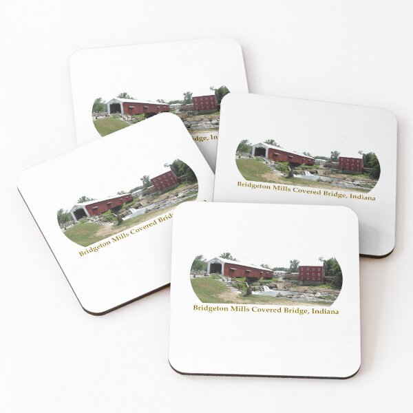 Item preview, Bridgeton Mills Covered Bridge Indiana designed and sold by gotucoveredart.