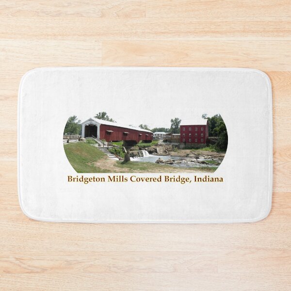 Item preview, Bridgeton Mills Covered Bridge Indiana designed and sold by gotucoveredart.