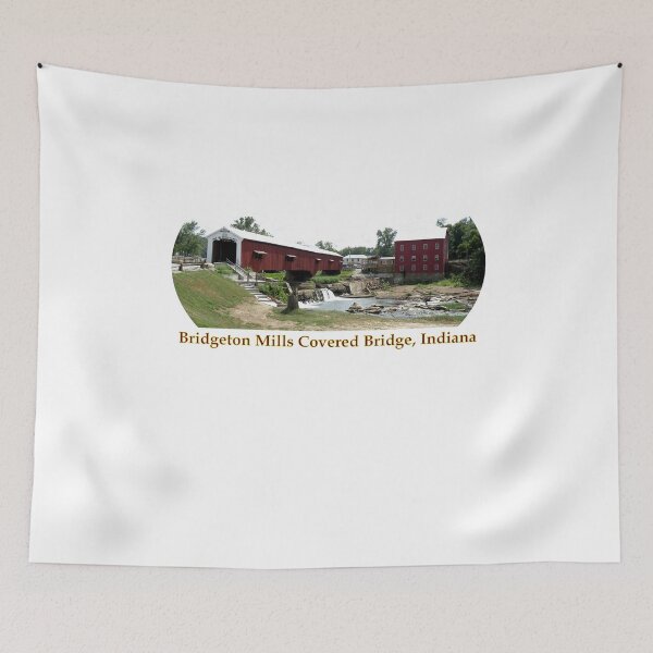 Item preview, Bridgeton Mills Covered Bridge Indiana designed and sold by gotucoveredart.