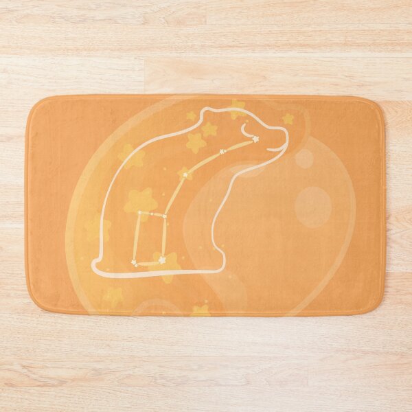 Item preview, Minimalist Bear Cub Silhouette over Yellow designed and sold by Oni Figments.