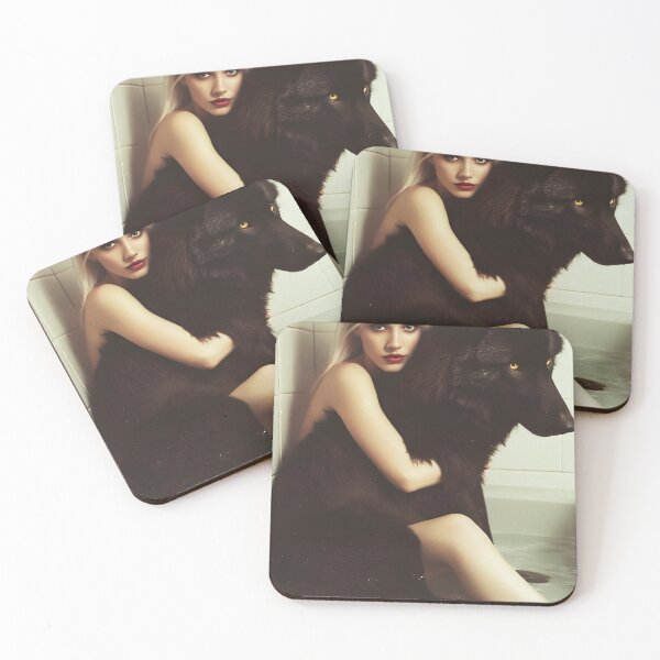 Item preview, Blonde Wolf Bath  designed and sold by Maioriz.