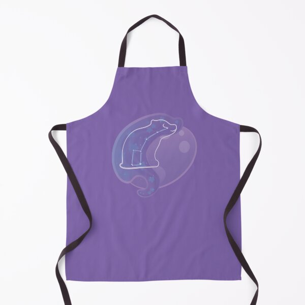Item preview, Minimalist Bear Cub Silhouette over Purple designed and sold by Oni Figments.