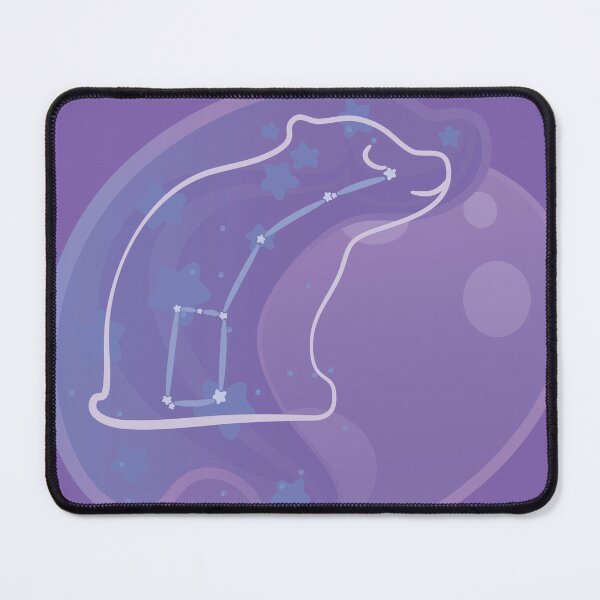 Item preview, Minimalist Bear Cub Silhouette over Purple designed and sold by Oni Figments.