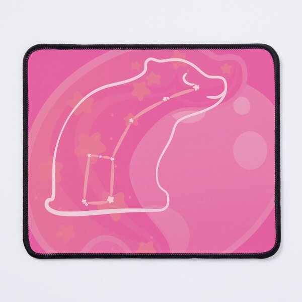 Item preview, Minimalist Bear Cub Silhouette over Pink designed and sold by Oni Figments.