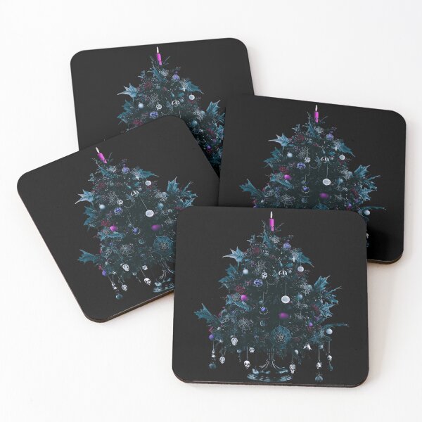 Item preview, Gothic Black Christmas Tree Dark Academia Holiday DesignGothic Black Christmas Tree Dark Academia Holiday Design designed and sold by VisionWeaveLab.