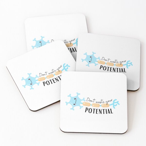 Item preview, Don't waste your potential - funny anatomical pun designed and sold by mikasa.art.