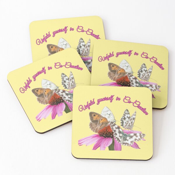 Item preview, Butterflies on Echinacea – Unfold yourself in co-creation | Inspiration & Joy of Life designed and sold by Katja LebenFreude.