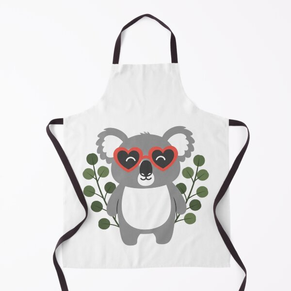Item preview, Cute Koala with Heart Glasses Funny Love Aesthetic Design designed and sold by melaniaepping.
