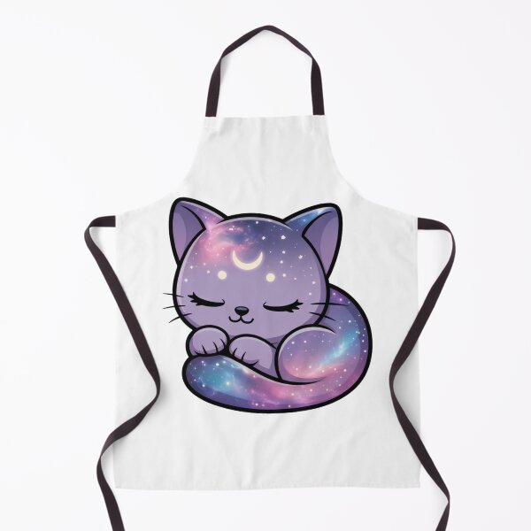Item preview, Pastel space themed sleeping cat designed and sold by AtelierPretty.