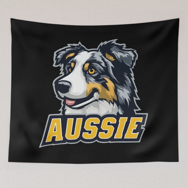 Item preview, Aussie Dog – Australian Shepherd Design with lettering designed and sold by drizzd.