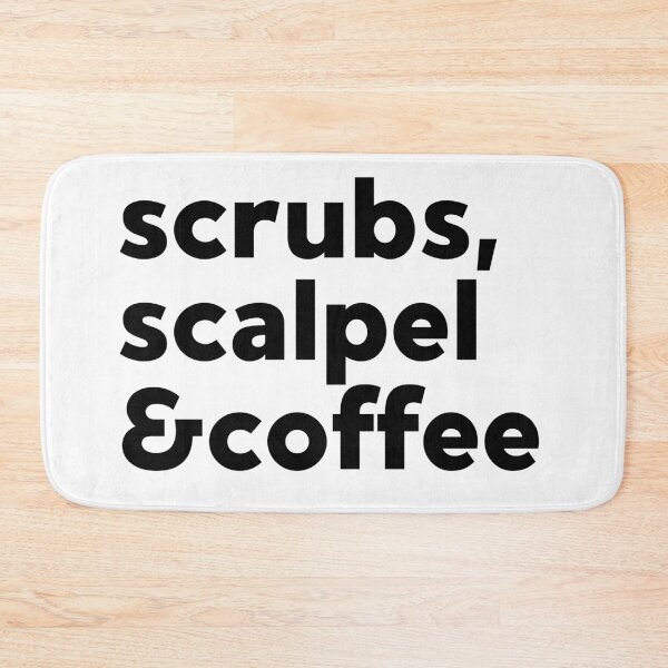 Item preview, Scrubs, scalpel and coffee  designed and sold by mikasa.art.
