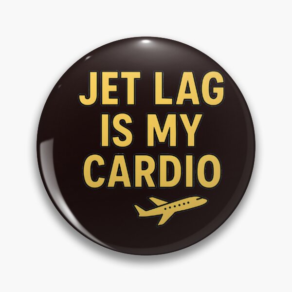 Item preview, Jet Lag Is My Cardio | Funny Travel Quote T-Shirt for Frequent Flyers & Wanderlust Lovers designed and sold by ThePunnyTraveler.