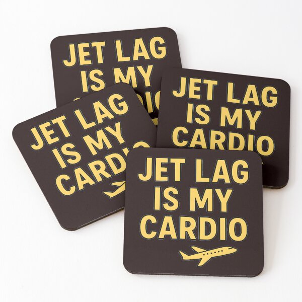 Item preview, Jet Lag Is My Cardio | Funny Travel Quote T-Shirt for Frequent Flyers & Wanderlust Lovers designed and sold by ThePunnyTraveler.
