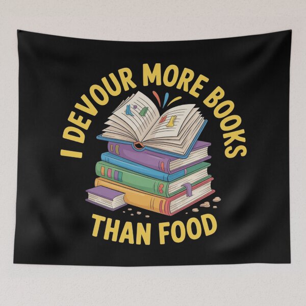 Item preview, I devour more books than food designed and sold by DreamOnShirts.