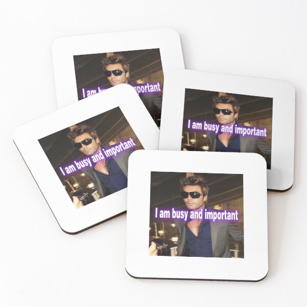 Item preview, I Am Busy and Important - Sassy Celebrity Meme Sticker designed and sold by knhislop.