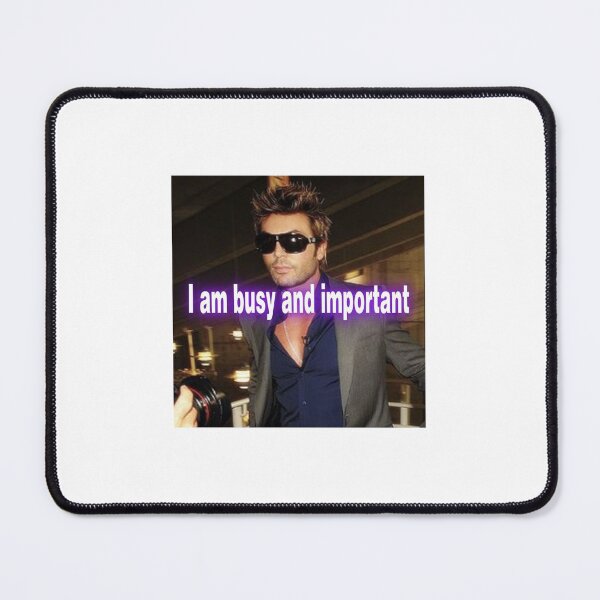 Item preview, I Am Busy and Important - Sassy Celebrity Meme Sticker designed and sold by knhislop.