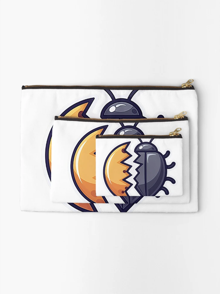 Thumbnail 2 of 4, Zipper Pouch, Bug Debug | Before After Code | Developer Life | Programming Journey designed and sold by ColoredPanda.