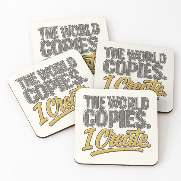 Item preview, The World Copies. I Create. designed and sold by HiteshArt111.