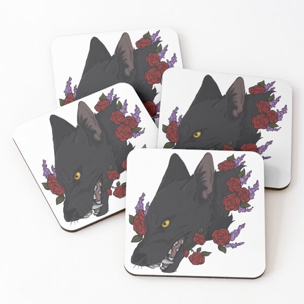 Item preview, Flower Wolf designed and sold by JansukaUnicornArt.