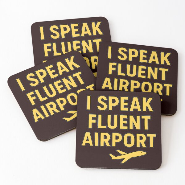 Item preview, I Speak Fluent Airport | Funny Travel T-Shirt for Frequent Flyers & Wanderlust Lovers designed and sold by ThePunnyTraveler.