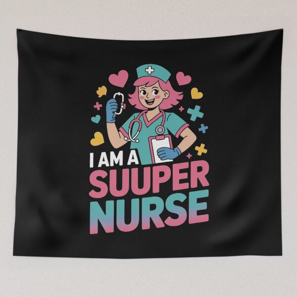 Item preview, I am suuper nurse designed and sold by DreamOnShirts.