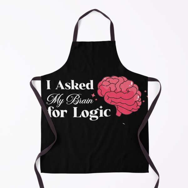 Item preview, When Logic Fails – Funny Brain Quote for Overthinkers and Geeks designed and sold by fabricutie.