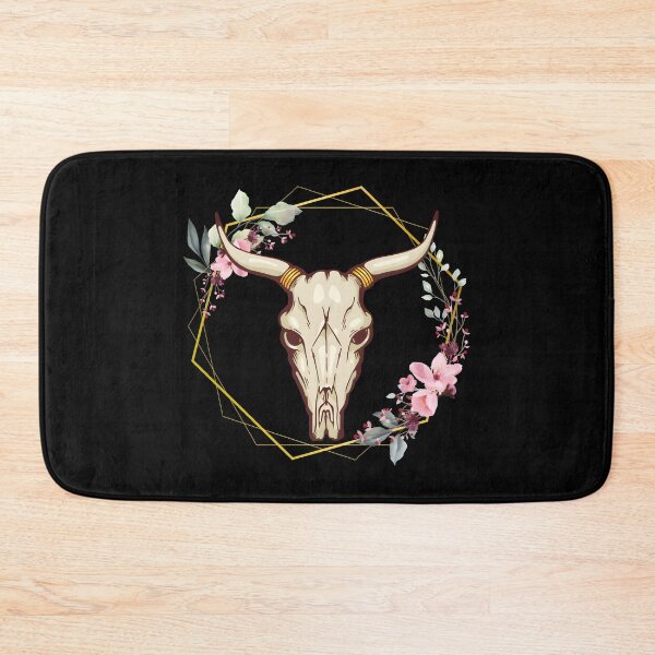 Item preview, Floral Cow Skull – Boho Nature Spirit  designed and sold by Karolina’s Cozy Creations.