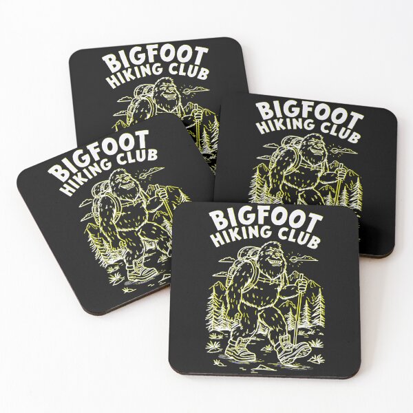Item preview, Bigfoot illustrations and text Bigfoot Hiking Club 3 designed and sold by Neon G.