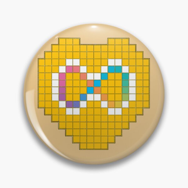 Item preview, Autism Pride Flag Pixel Heart designed and sold by Neuro_Nerd.