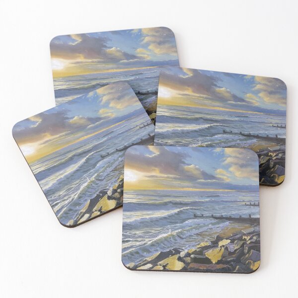 Item preview, Sunset at Milford on Sea designed and sold by ArtfromCoz.