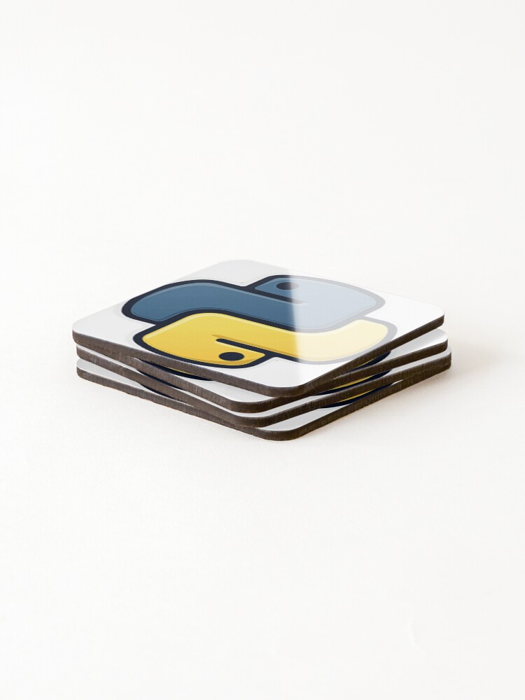 Thumbnail 4 of 5, Coasters (Set of 4), Python Snake  | Python Developer Gift | Code Syntax | Backend Programmer designed and sold by ColoredPanda.