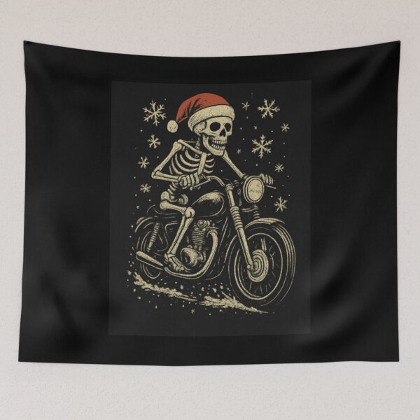 Item preview, skeleton on a motorcycle designed and sold by Monkey-POD.