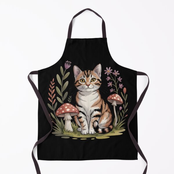 Item preview, Cottagecore Mushroom Cat – Whimsical Forest Feline Aesthetic designed and sold by Karolina’s Cozy Creations.