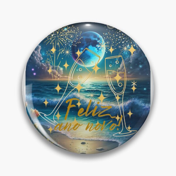 Item preview, Feliz ano novo praia flores designed and sold by NaraHevilaSilva Designer.