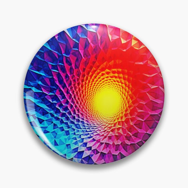 Item preview, Vibrant Geometric Energy Vortex Art designed and sold by Health And Fitness Posts e-Store.