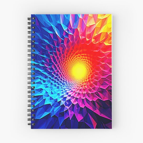 Item preview, Vibrant Geometric Energy Vortex Art designed and sold by Health And Fitness Posts e-Store.