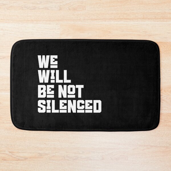 Item preview, We will not be silenced quote politics  designed and sold by CeliaZnx.